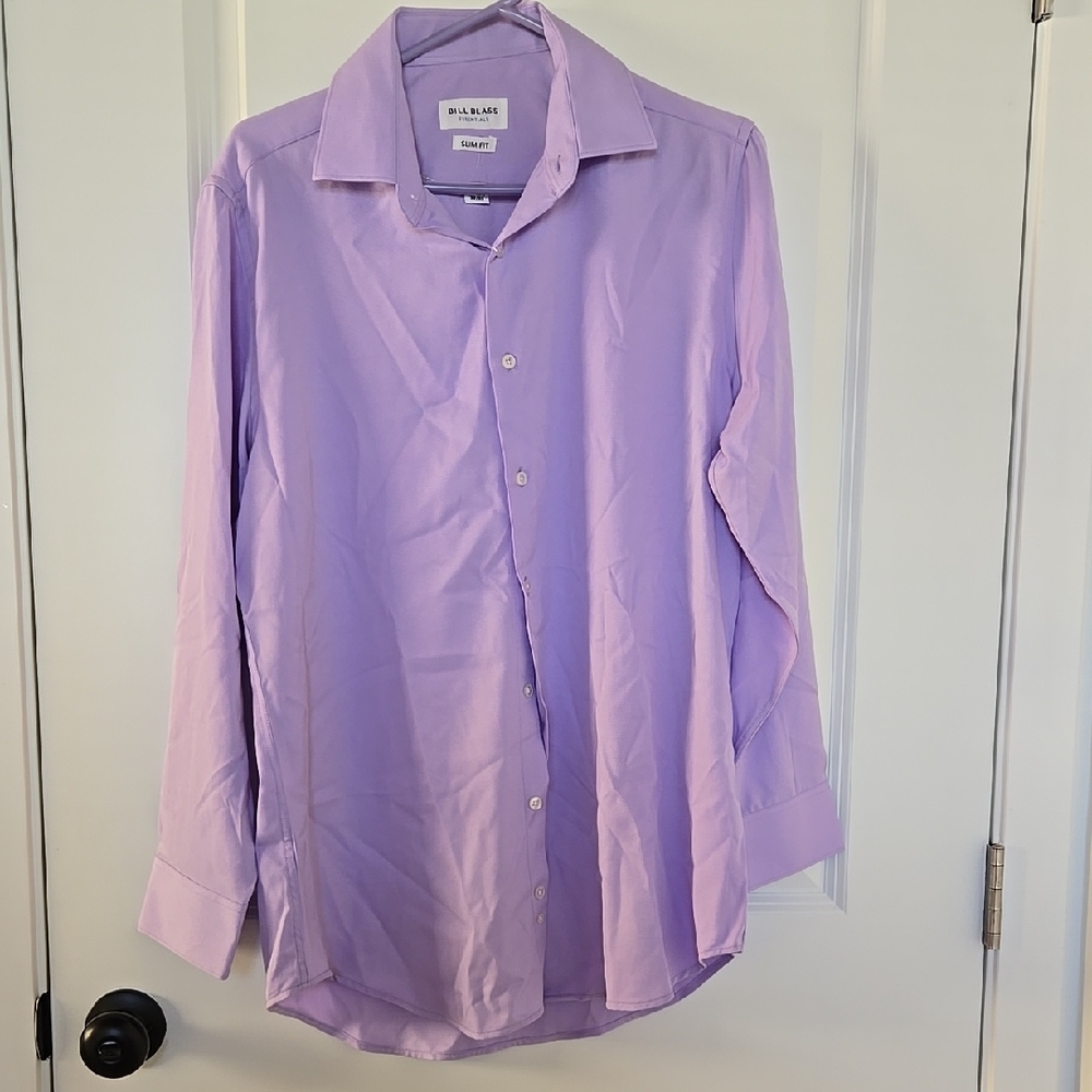 Bill blass Lavender Button-Up Shirt